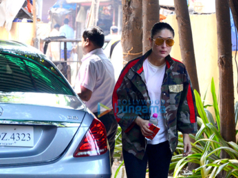 Kareena Kapoor Khan snapped at gym today