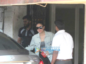 Kareena Kapoor Khan spotted after her gym session