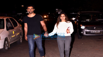 Kunal Kapoor and wife snapped in Juhu