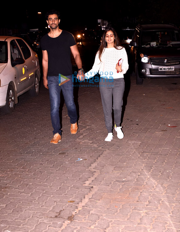 Kunal Kapoor and wife snapped in Juhu