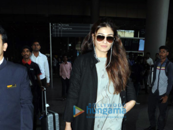Madhuri Dixit and Raveena Tandon snapped at the airport