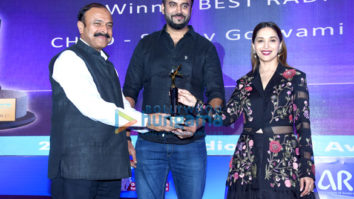Madhuri Dixit snapped at an awards function in Juhu