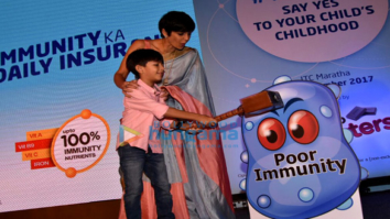 Mandira Bedi snapped with her son at an event