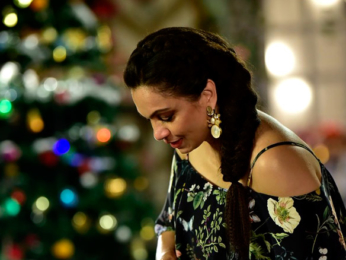 Maria Goretti on the sets of Living Foodz for Christmas shoot