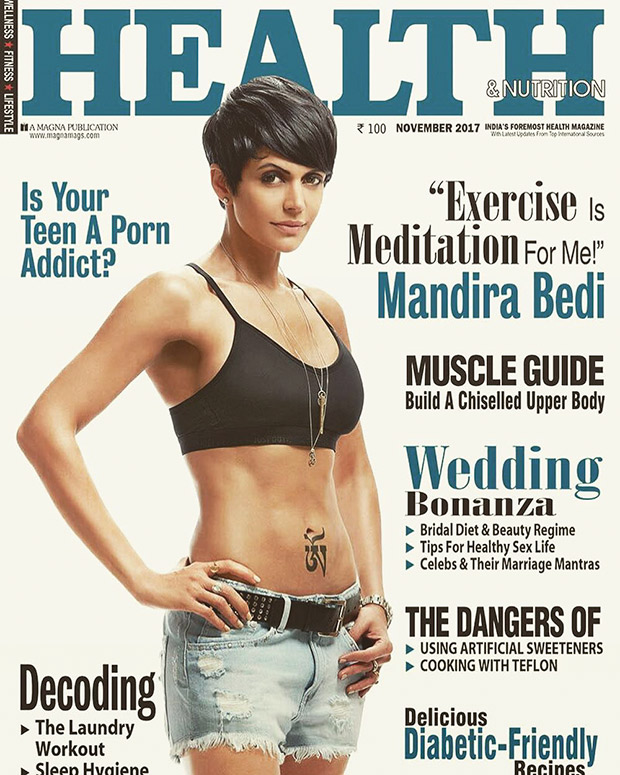 Brazza Teen Hd Sexy Video - OMG! Mandira Bedi looks smoking hot on the cover of Health & Nutrition :  Bollywood News - Bollywood Hungama