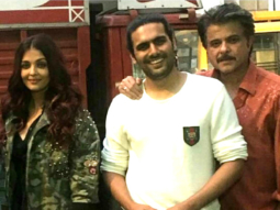 ON THE SET: Anil Kapoor and Aishwarya Rai Bachchan strike a pose on the sets of Fanney Khan