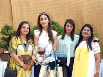 Preeti Jhangiani and Farah Khan Ali at a bonsai exhibition