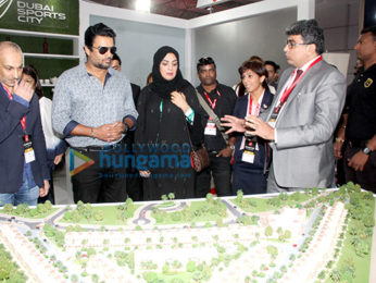 R Madhavan snapped at Dubai Property Show