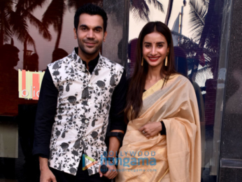 Rajkummar Rao and Patralekha snapped at an event for the ALT Balaji web-series 'Bose: Dead/Alive'