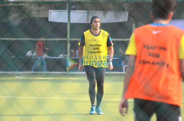 ranbir kapoor and ranveer singh snapped at a soccer match 2