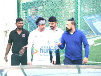Ranbir Kapoor and Ranveer Singh snapped at a soccer match