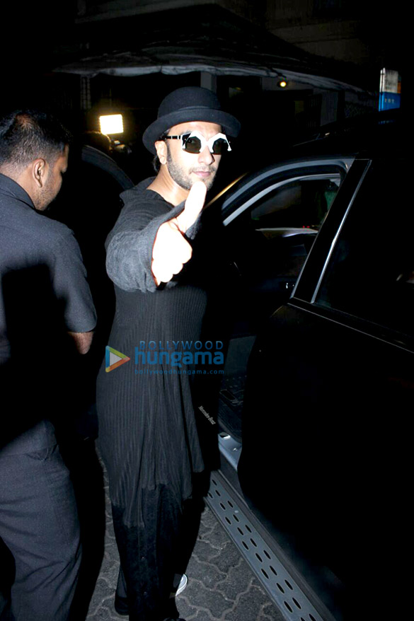 ranveer singh and zoya akhtar spotted at shankar mahadevans dubbing studio 6