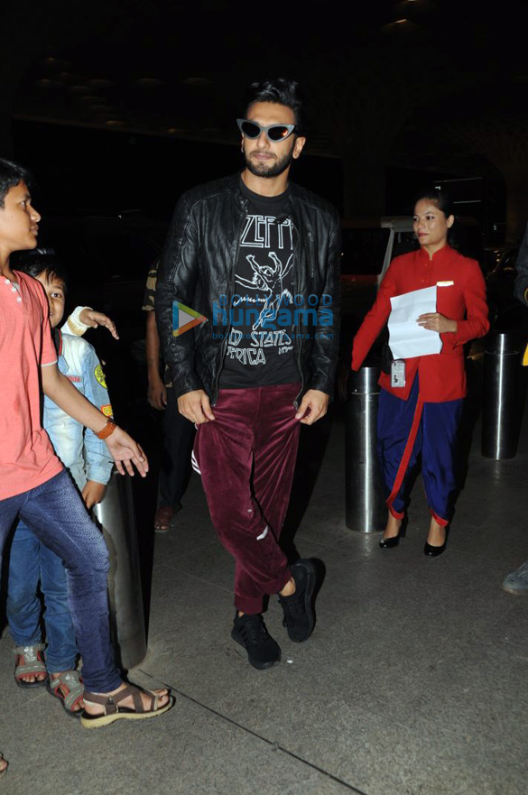 ranveer singh off to hyderabad 1
