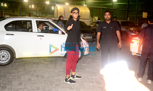 Ranveer Singh snapped at a soccer match