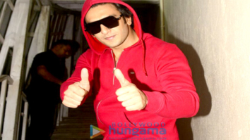Ranveer Singh snapped sporting a red hoodie