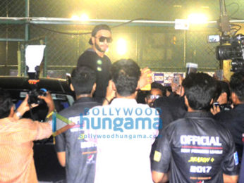 Ranveer Singh spotted after a football session in Bandra