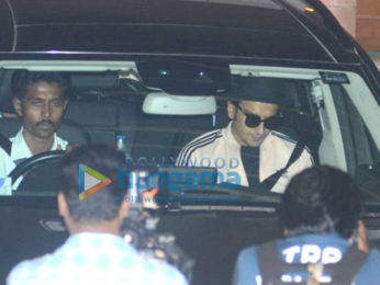 Ranveer Singh spotted at Zoya Akhtar's residence