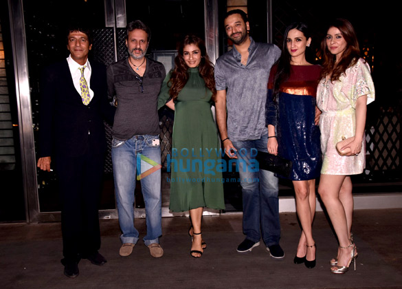 Raveena Tandon snapped with friends at Masala Bar