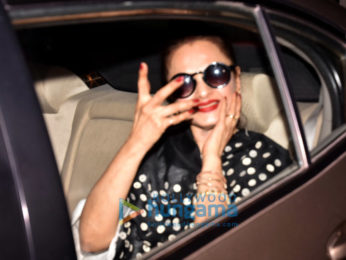 Rekha snapped in Bandra