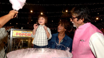 CUTE: Amitabh Bachchan and Shah Rukh Khan share priceless moment with AbRam