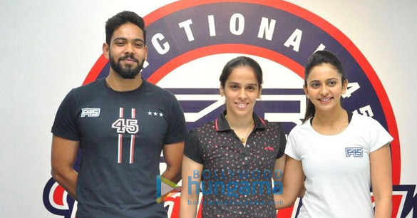 saina nehwal graces the launch of rakul preets fitness studio f45 in hyderabad 6