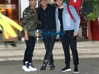 Salman Khan, Katrina Kaif, Karan Johar, Akshay Kumar & Sidharth Malhotra snapped arriving from Goa