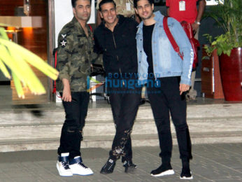 Salman Khan, Katrina Kaif, Karan Johar, Akshay Kumar & Sidharth Malhotra snapped arriving from Goa