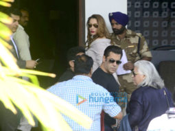 Salman Khan and Iulia Vantur snapped at the Kalina airport gate