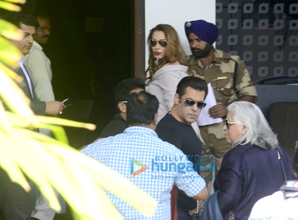Salman Khan and Iulia Vantur snapped at the Kalina airport gate