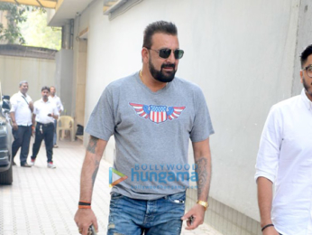 Sanjay Dutt and Alia Bhatt attends Sadak 2 meeting at Mahesh Bhatt's office