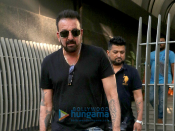 Sanjay Dutt snapped at Avinash Gowariker's office in Khar