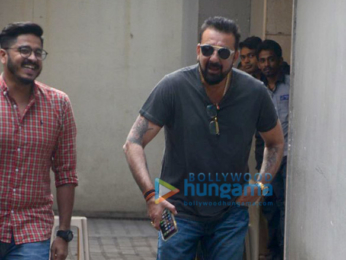 Sanjay Dutt snapped at the office of Vishesh Films