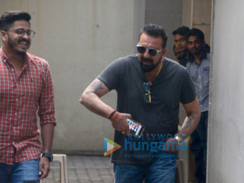 Sanjay Dutt snapped at the office of Vishesh Films