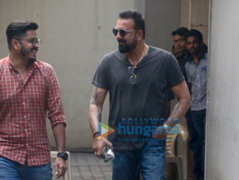 Sanjay Dutt snapped at the office of Vishesh Films