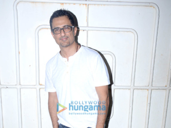 Sanjay Suri and others snapped at the special screening of 'Ajji'