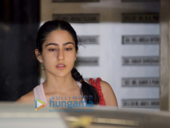 Sara Ali Khan snapped heading for her gym