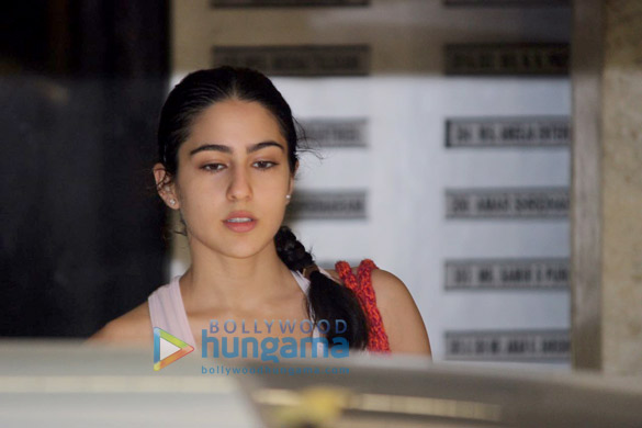 sara ali khan snapped heading for her gym 1