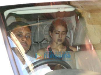 Sara Ali Khan spotted after a gym session in Bandra