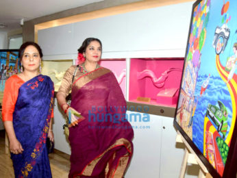 Shabana Azmi graces Sangeeta Babani's painting exhibition