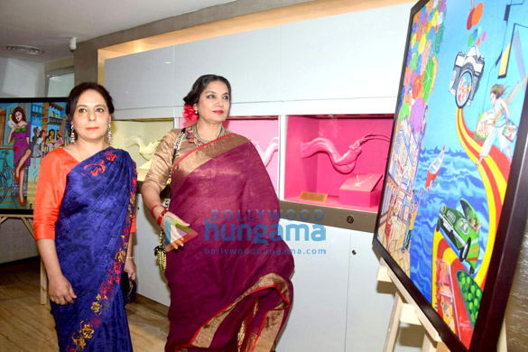 shabana azmi graces sangeeta babanis painting exhibition 2