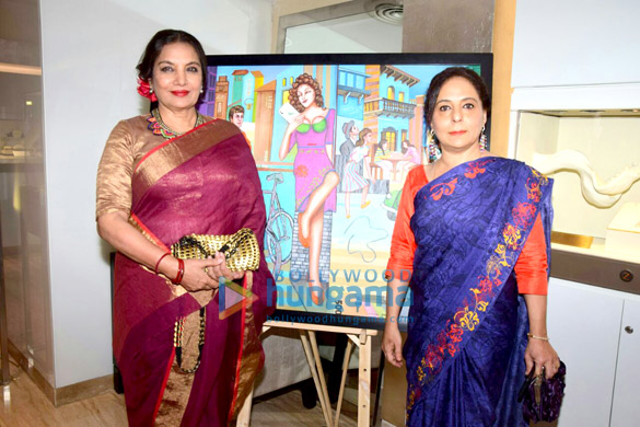 shabana azmi graces sangeeta babanis painting exhibition 3