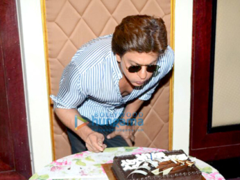 Shah Rukh Khan celebrates his birthday with the media