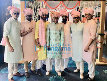 Shahid Kapoor, Mira Rajput and Sussanne Khan snapped at Gautam Gupta's wedding reception