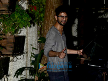 Shahid Kapoor snapped at Sunny Super Sound