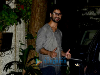 Shahid Kapoor snapped at Sunny Super Sound