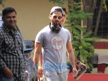 Shahid Kapoor snapped at the gym