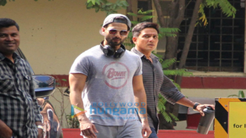 Shahid Kapoor snapped at the gym