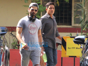 Shahid Kapoor snapped at the gym