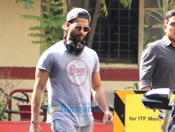 Shahid Kapoor snapped at the gym