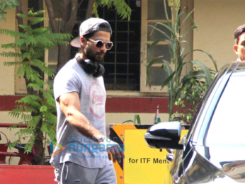 Shahid Kapoor snapped at the gym